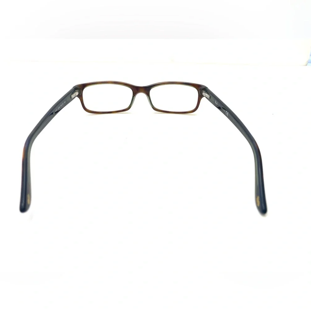 Ray-Ban Women's Havana on Green Rectangular Shaped Eyeglasses RB 5187 2445